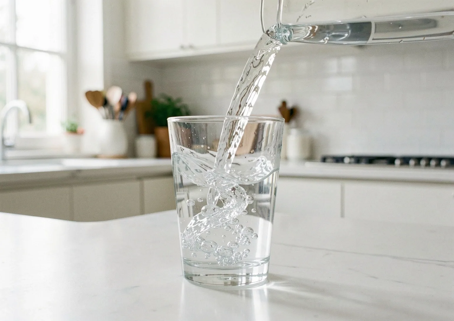 Dynamics of water in motion